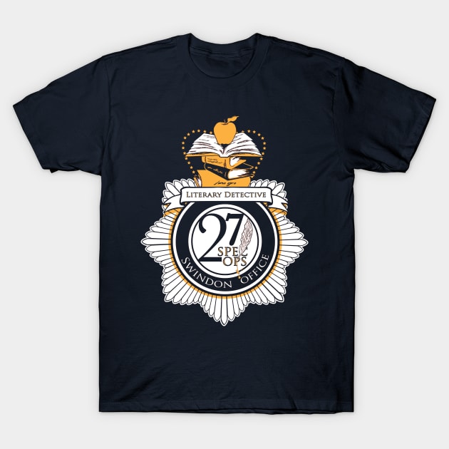 Literary Detective T-Shirt by oneshoeoff